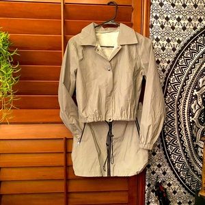 FOREVER 21 Reflective Mini Skirt & Jacket Set